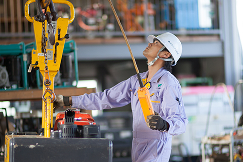 朝早くから機械を引き取りたい